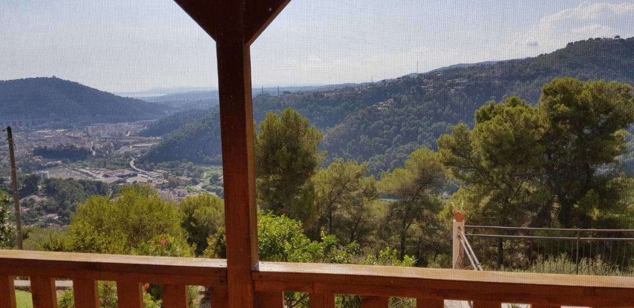 Drap Le Chalet De La Pierreraie Cote D'Azur Piscine Terrasse Et Vue Mer מראה חיצוני תמונה