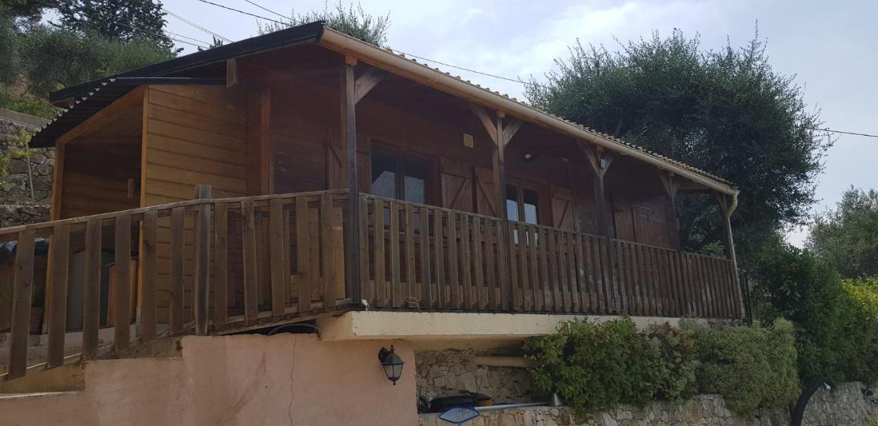 Drap Le Chalet De La Pierreraie Cote D'Azur Piscine Terrasse Et Vue Mer מראה חיצוני תמונה