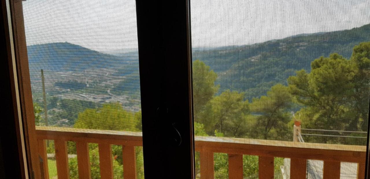 Drap Le Chalet De La Pierreraie Cote D'Azur Piscine Terrasse Et Vue Mer מראה חיצוני תמונה