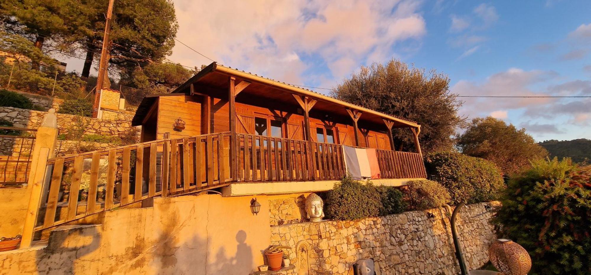 Drap Le Chalet De La Pierreraie Cote D'Azur Piscine Terrasse Et Vue Mer מראה חיצוני תמונה
